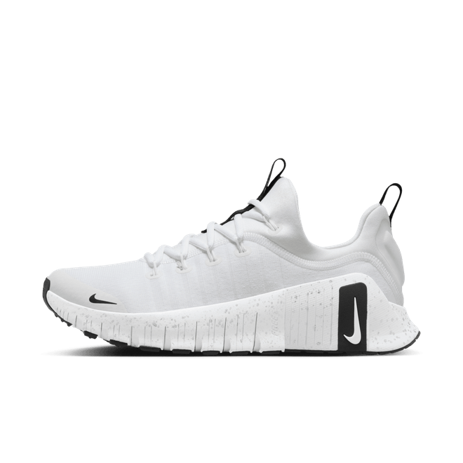 Nike Free Metcon 6 White Metallic Silver Light Smoke Grey Black (Women's)