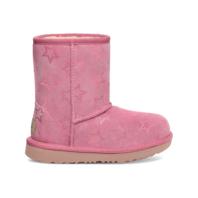 UGG Classic II Iridescent Stars Boot Dusty Orchid Pink Iridescent (Kids)