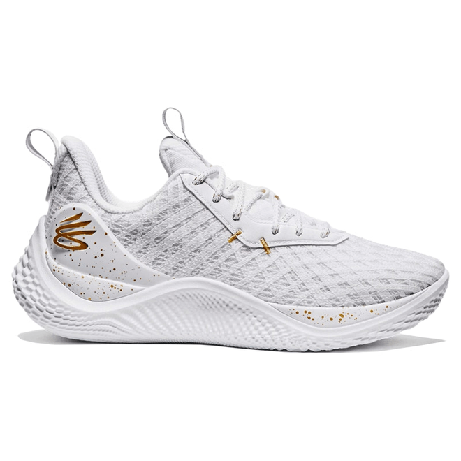 Under Armour Curry Flow 10 Team White Metallic Gold 3026624-102