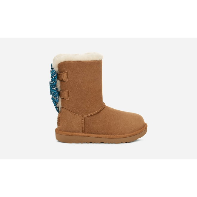 UGG® Bailey Bow Squiggles Boot Brown