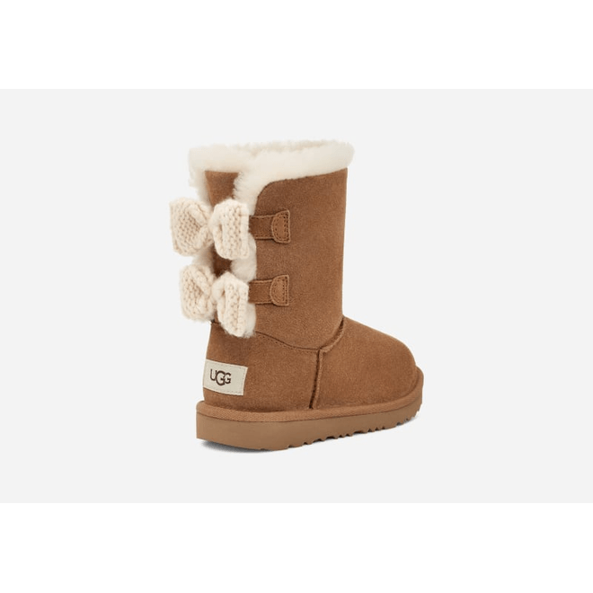 UGG® Bailey Bow Knit Bows Boot Brown