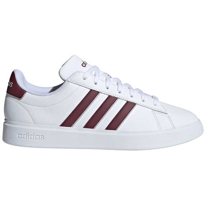 adidas Grand Court Cloud White Shadow Red Grey Two