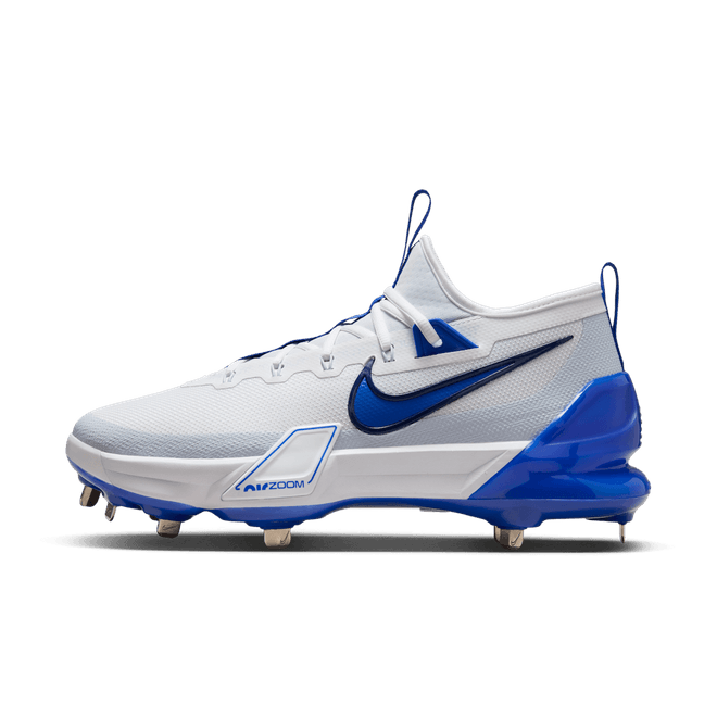 Nike Force Zoom Trout 9 Elite White Midnight Navy Football Grey Hyper Royal