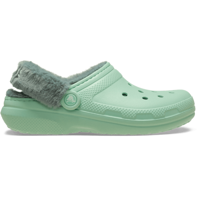 Crocs Classic Fuzz Lined Clogs Spearmint 