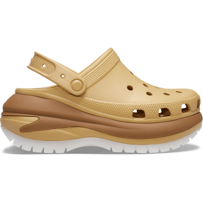 Crocs Mega Crush Matte Clogs Wheat 