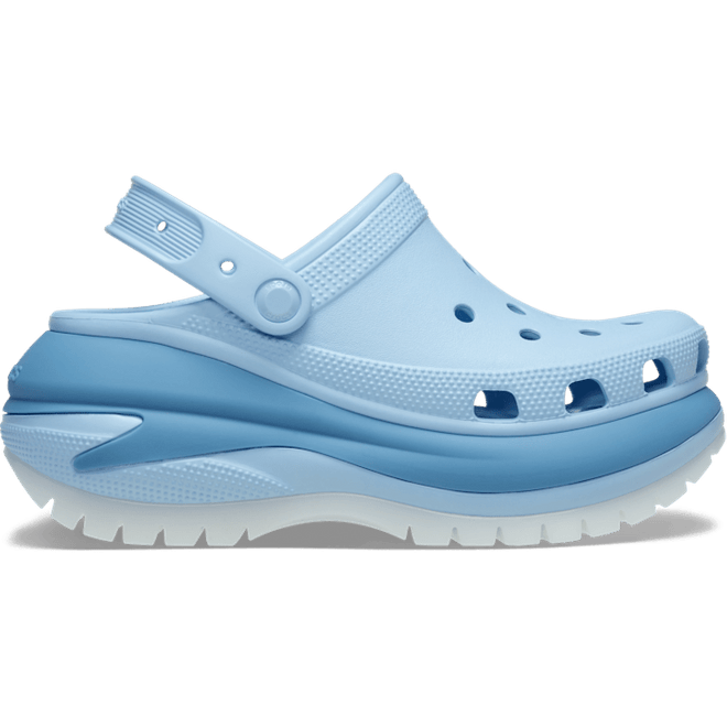 Crocs Mega Crush Matte Clogs Blue Calcite 