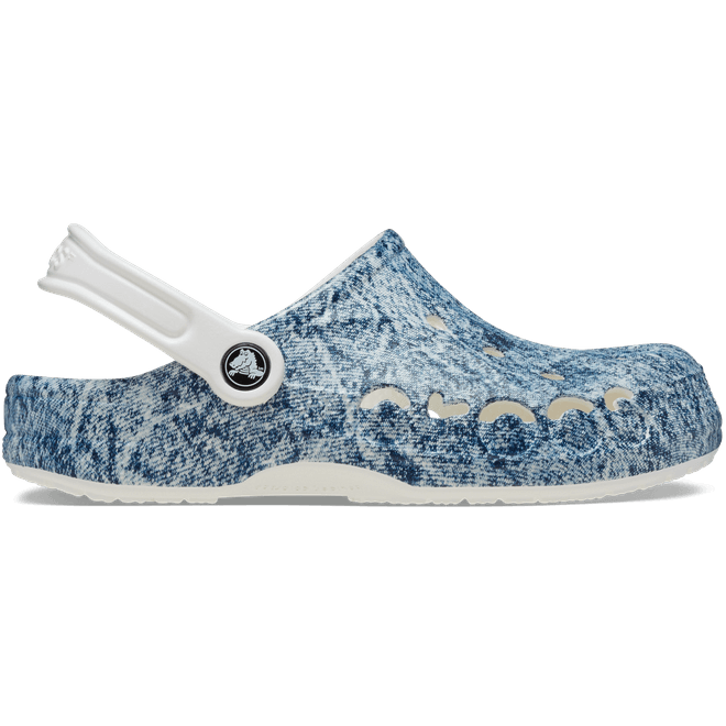 Crocs Baya Denim Clogs White 