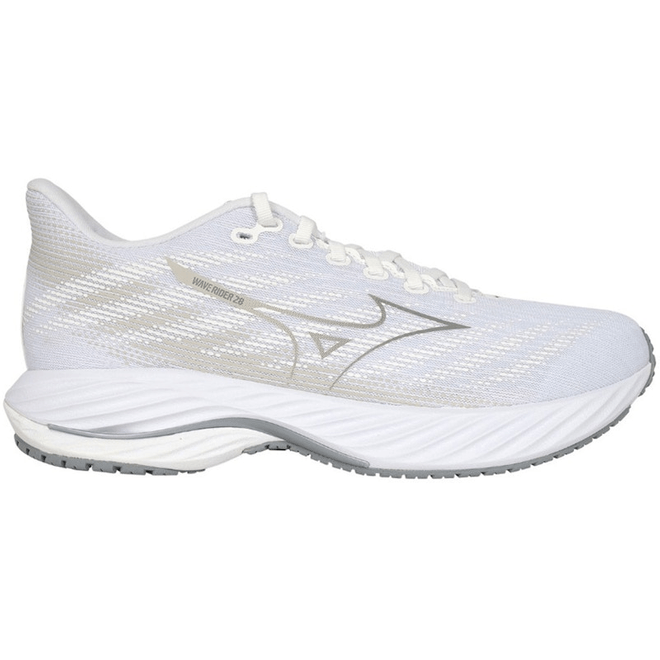 Mizuno Wave Rider 28 White Ultimate Grey