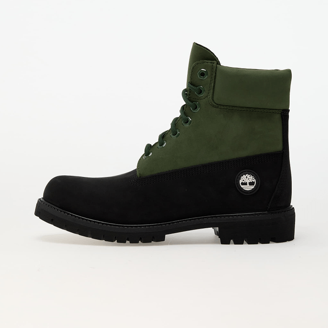 Timberland 6 Inch Lace Up Waterproof Boot Black Nubuck