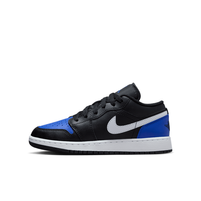 Air Jordan 1 Low Black Game Royal White (GS) 553560-042