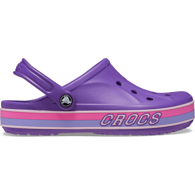 Crocs Unisex Bayaband Sport Band Clogs Neon Purple / Digital Violet 