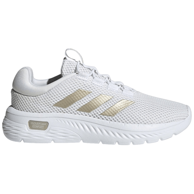 adidas Cloudfoam Comfy Cloud White Champagne Met. Core Black (Women's) IH3612