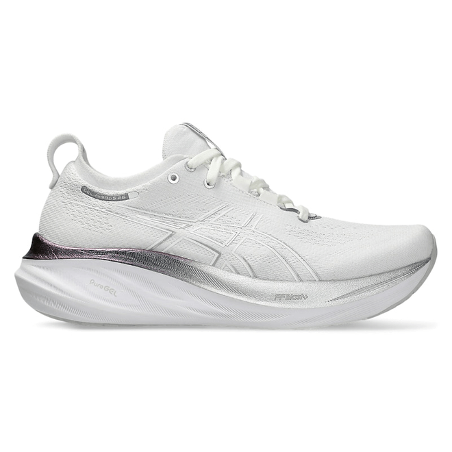 ASICS Gel-Nimbus 26 Platinum Real White Pure Silver (Women's) 1012B720-100