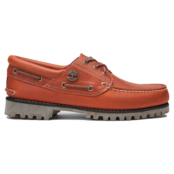 Timberland 3-Eye Lug Handsewn Boat Shoe Orange TB0A2PDQ-EJD