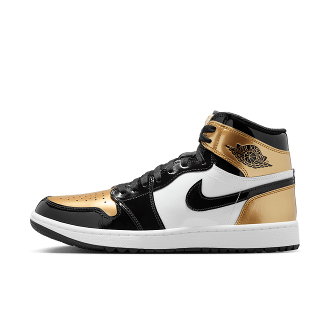 Air Jordan 1 Retro High Golf 'Patent Gold Toe' DQ0660-002