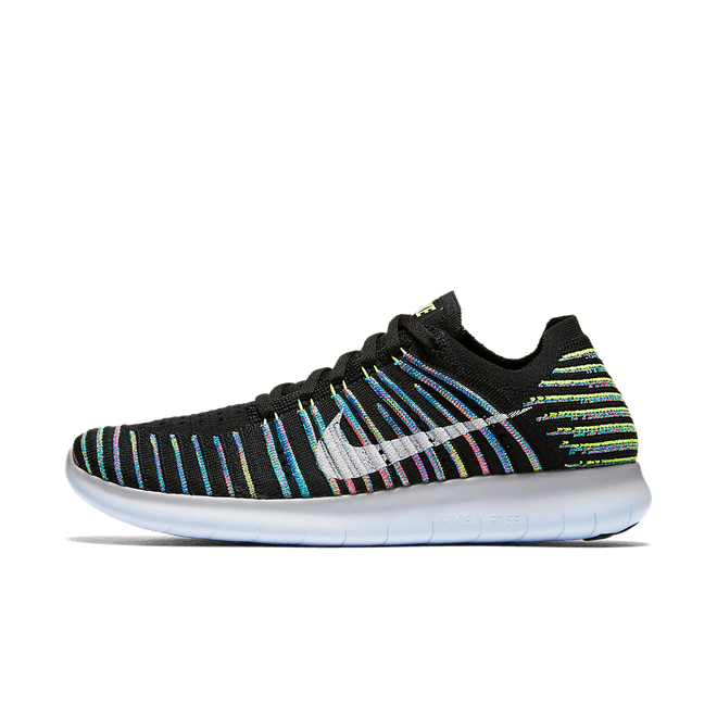 Nike Free RN Flyknit Black Multi (Women's) 831070-003