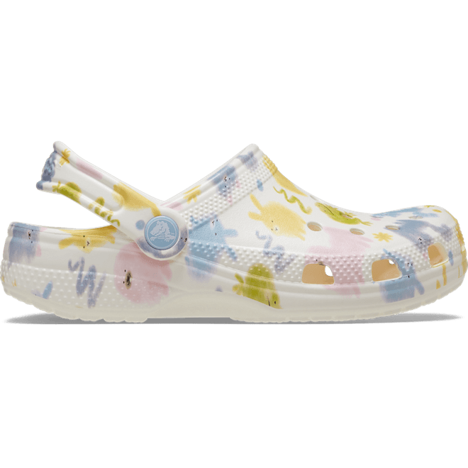 Crocs Kids Toddler Classic Pastel Pets Clogs Chalk  210989-0WV