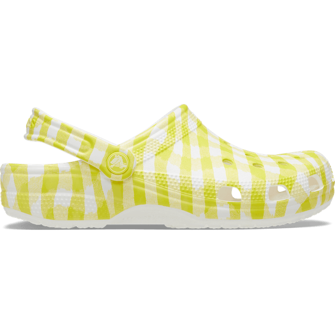 Crocs Unisex Classic Gingham Clogs Daylily  211006-78R