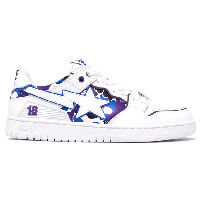 A Bathing Ape Sk8 Sta Hong Kong 18th Anniversary (Women's) 1K22291302-WHT/1K22-291-302