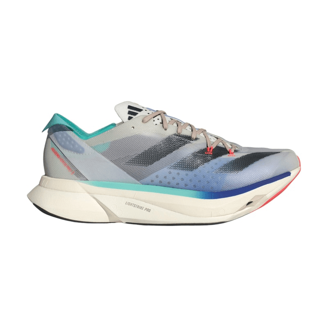 adidas Adizero Adios Pro 3 Off White Aurora Ink Flash Aqua (Women's) IE6235