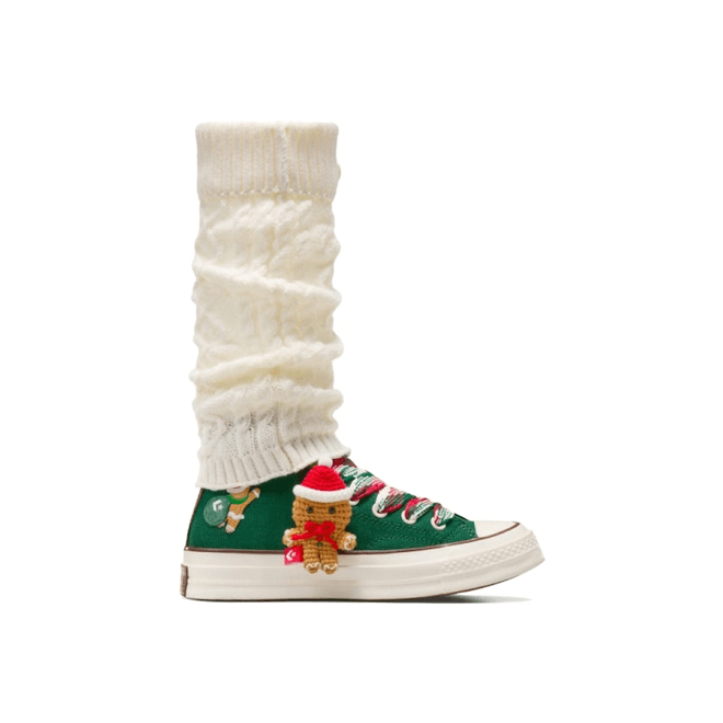 Converse Chuck 70 Hi X-Mas Gingerbread & Knit Sock Midnight Clover A12455C