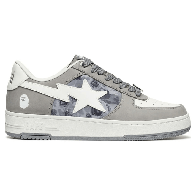 A Bathing Ape Bape Sta #2 Gray Roses 1K80191302-GRY/1K80-191-302