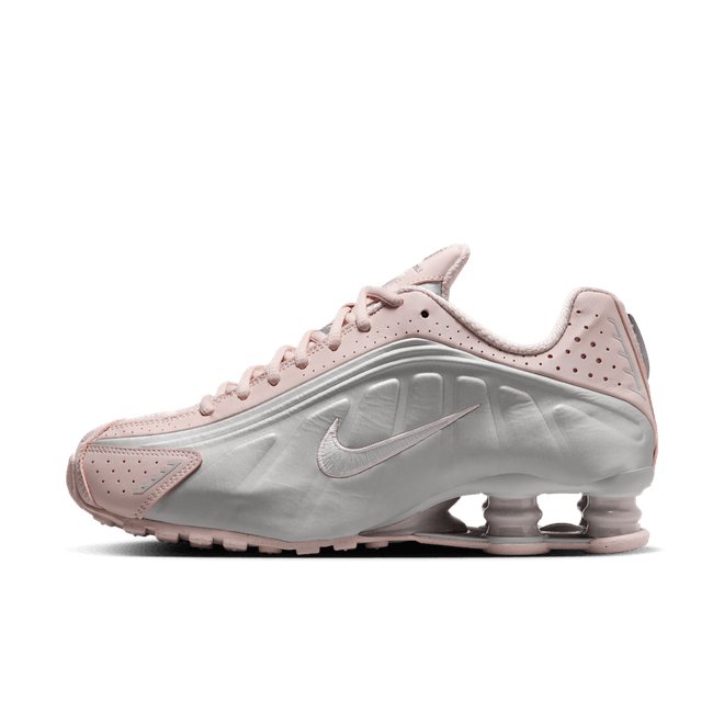 Nike Shox R4 Barely Rose Metallic Platinum (Women's) AR3565-600