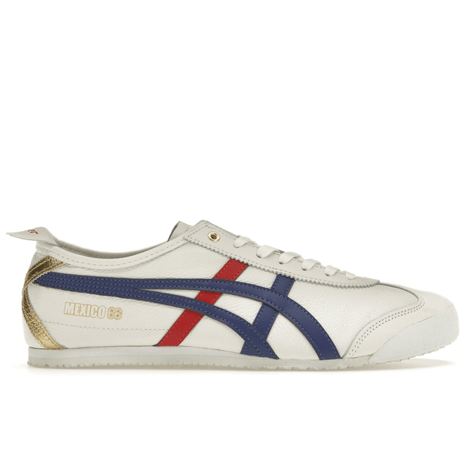 Onitsuka Tiger Mexico 66 White Blue Red Metallic Gold D507L-0152/1183B511-100