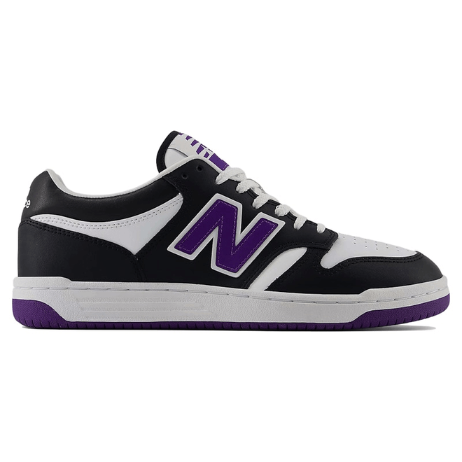 New Balance 480 Black White Purple BB480LPL