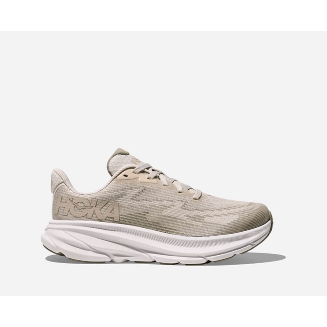 HOKA Kid's Clifton 9 Road Running  Stucco 1131170-SCCS