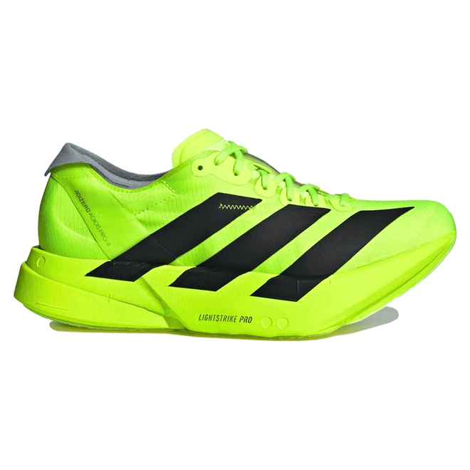 adidas Adizero Adios Pro 4 Lucid Lemon Black (Women's) JR6362