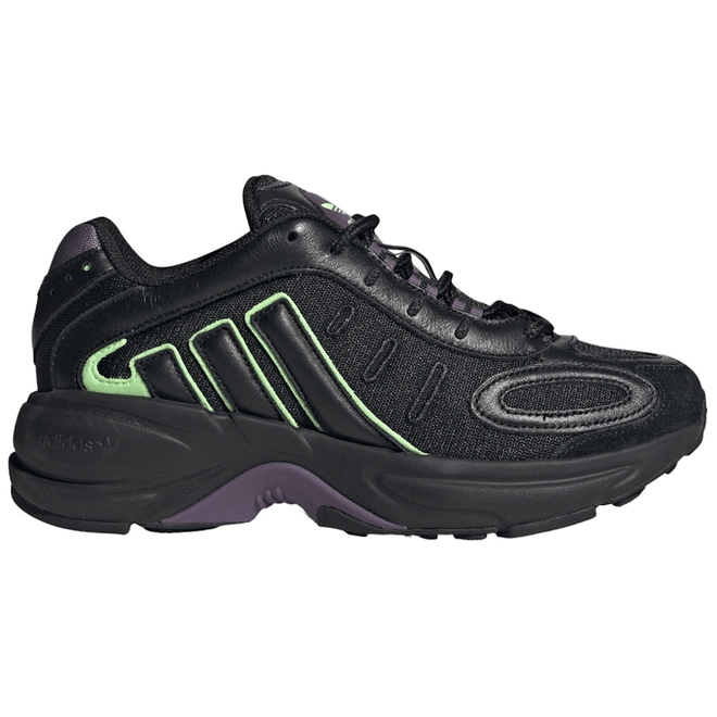 adidas Falcon Galaxy Core Black Green Spark (Women's) ID8153