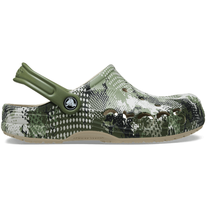 Crocs Baya Seasonal Printed Clogs Cobblestone  206230-2V3