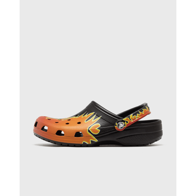 Crocs Classic Flames Clog Blk/mlti 211004-0C4