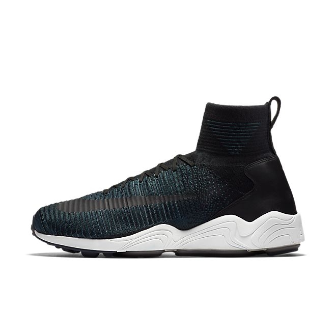 Nike Zoom Mercurial XI Flyknit FC (Black / Black - Hasta - Seaweed) 852616 001