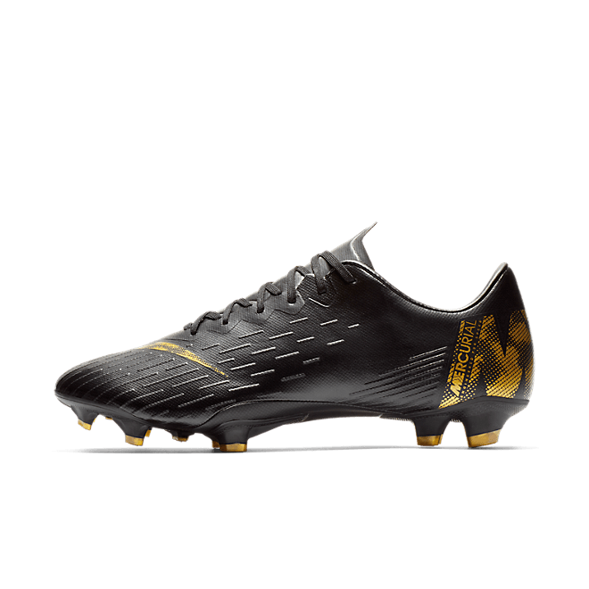 Nike Vapor 12 Pro FG Fußballschuh für normalen Rasen - Schwarz