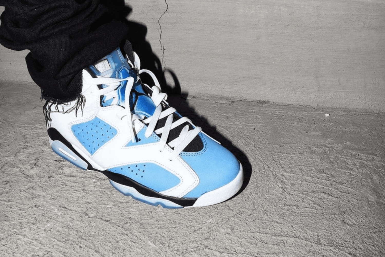 Der Air Jordan 6 'UNC' ganz nah