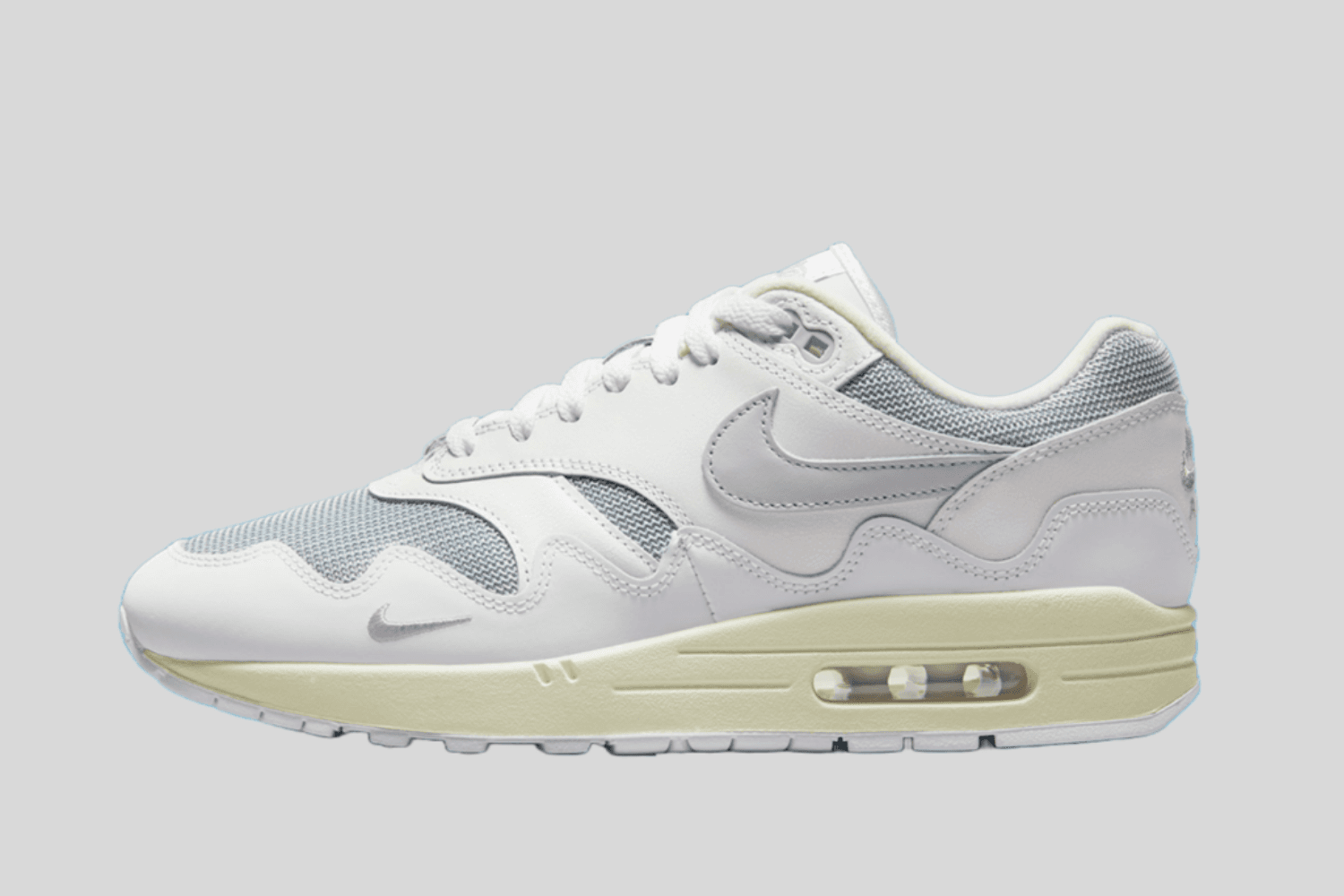 Der Patta x Nike Air Max 1 The Wave 'White' im Detailcheck