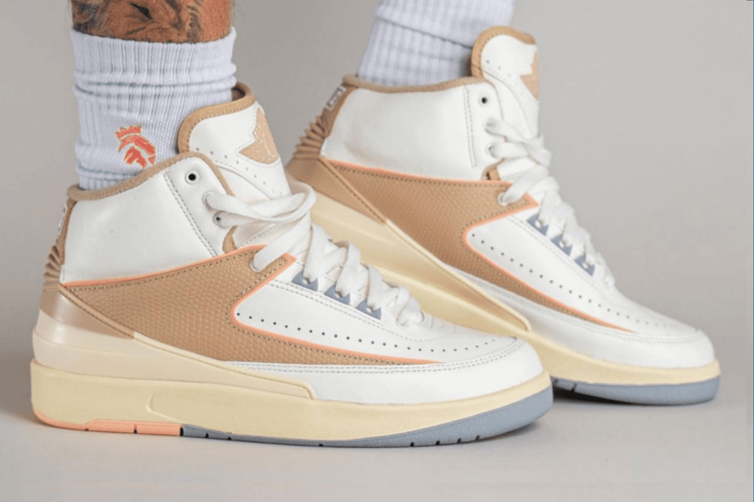 On-Foot-Bilder des Air Jordan 2 'Craft'