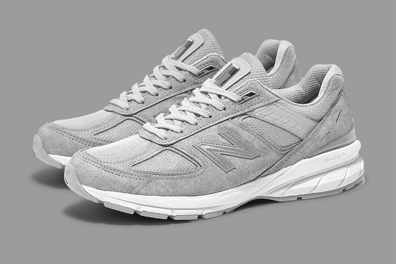 The New Balance 990v5 'Gray' gets a vegan version