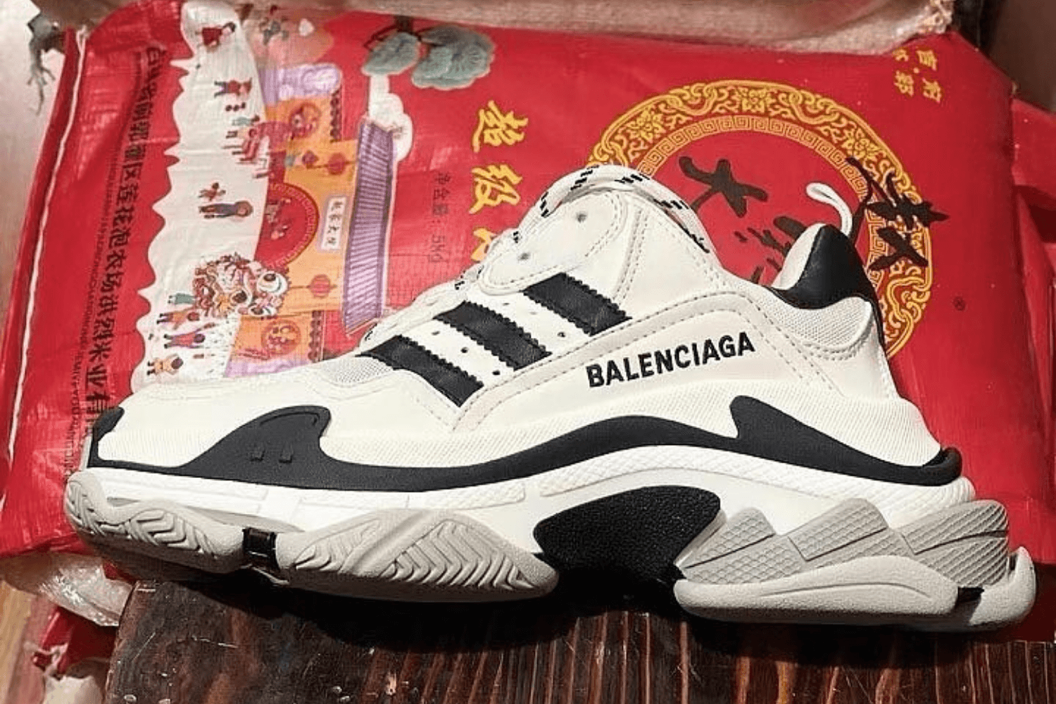 Images of the adidas x Balenciaga Triple S