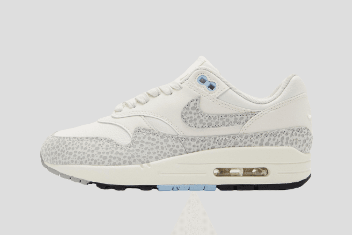 The Nike Air Max 1 'Safari' comes in 'Summit White'