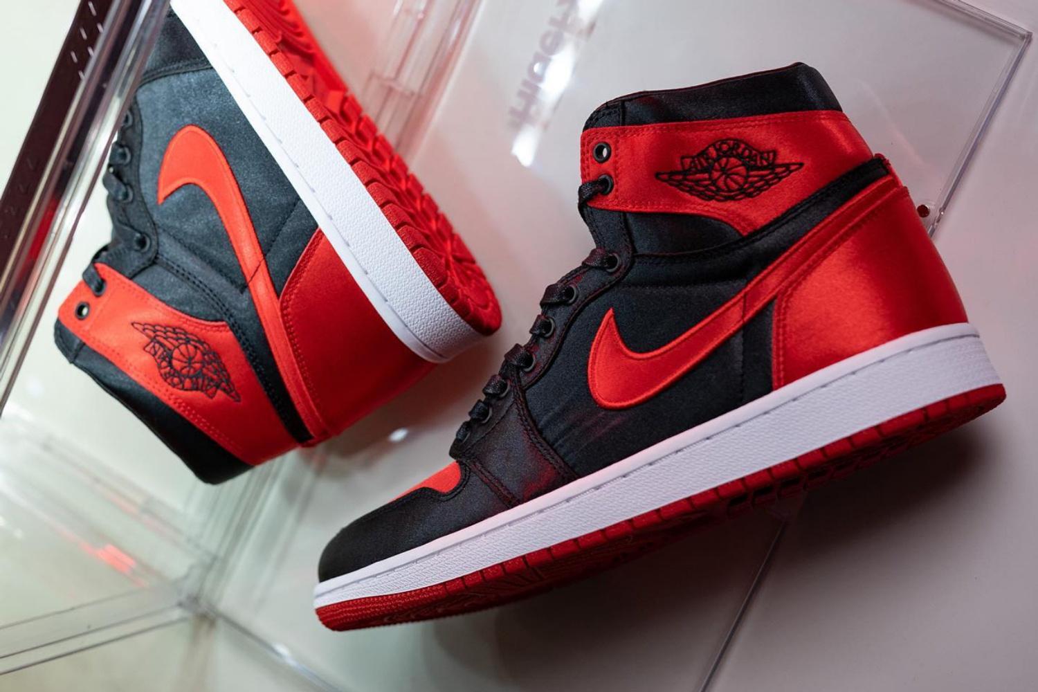 First look at the Air Jordan 1 High OG 'Satin Bred'