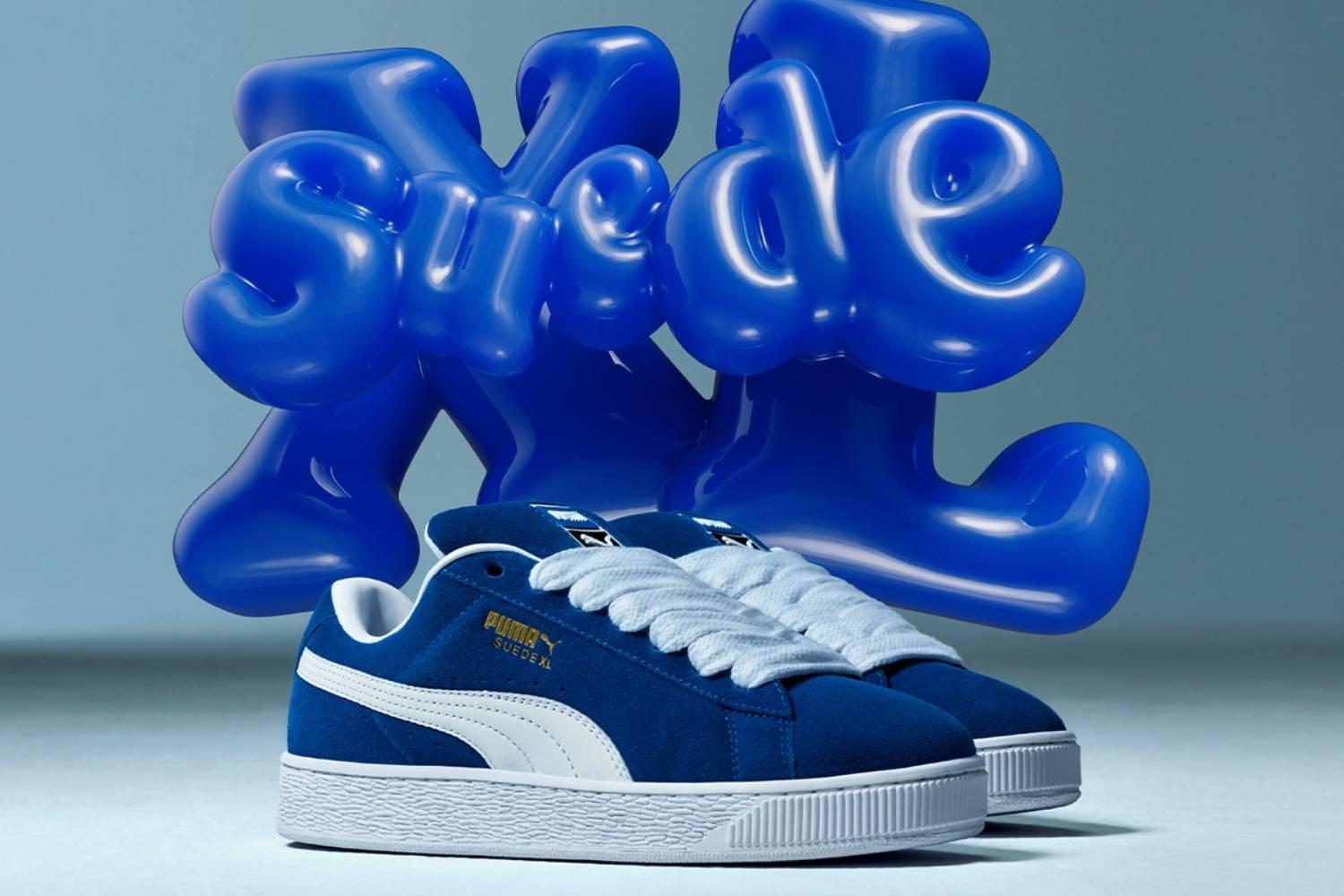 PUMA drops the Suede XL 'Electric Blue'