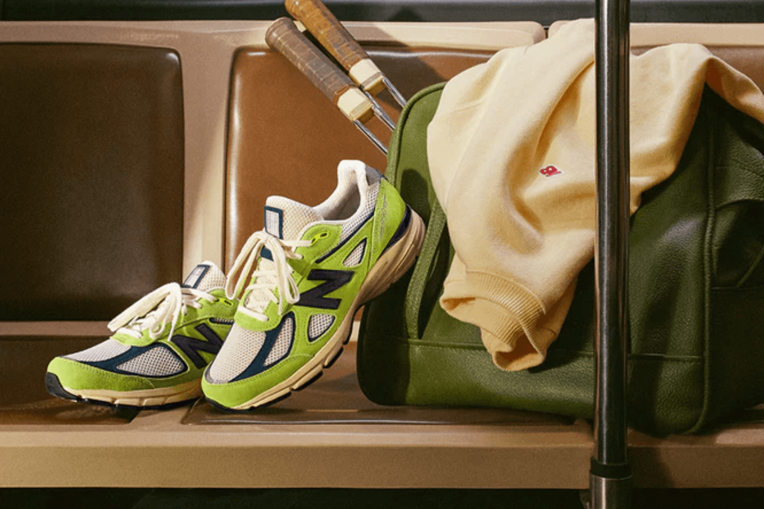 Release reminder: New Balance 990v4 'Hi-Lite' - Made in USA