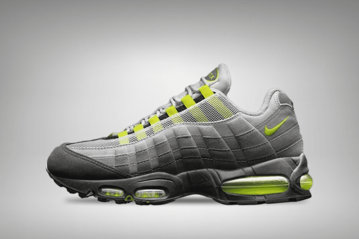 The Nike Air Max 95 'Neon' receives the Big Bubble treatment in April 2025