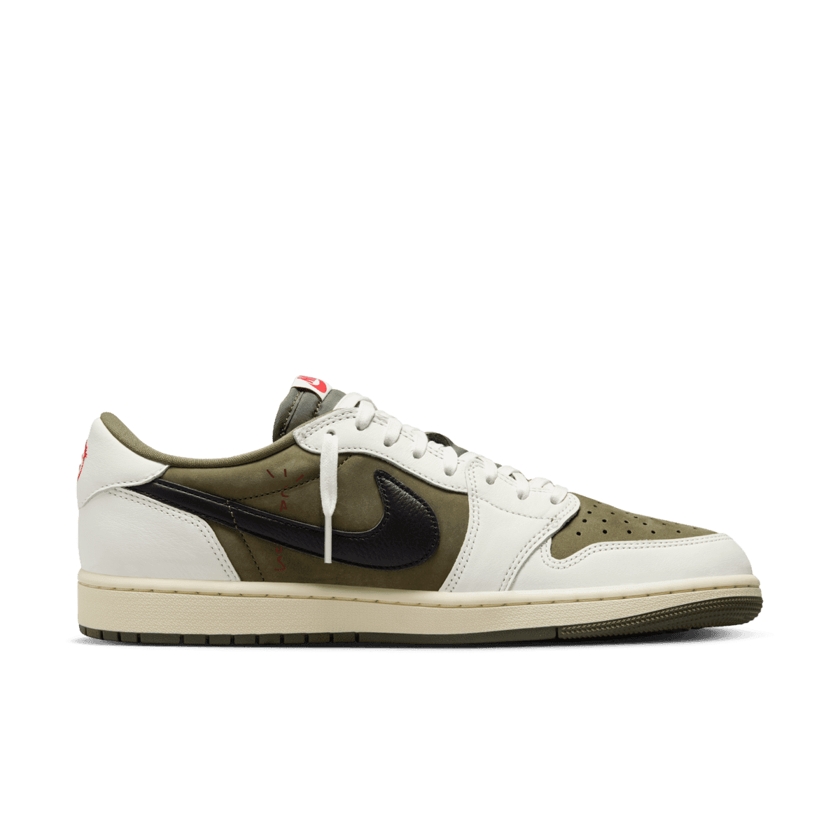 Travis Scott x Air Jordan 1 Low 'Medium Olive'