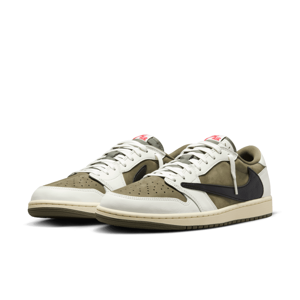 Travis Scott x Air Jordan 1 Low 'Medium Olive'