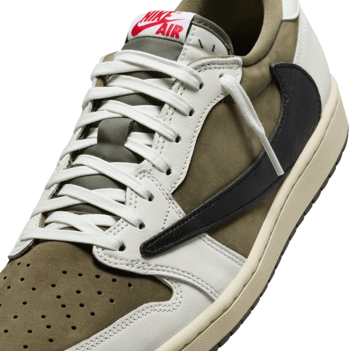 Travis Scott x Air Jordan 1 Low 'Medium Olive'