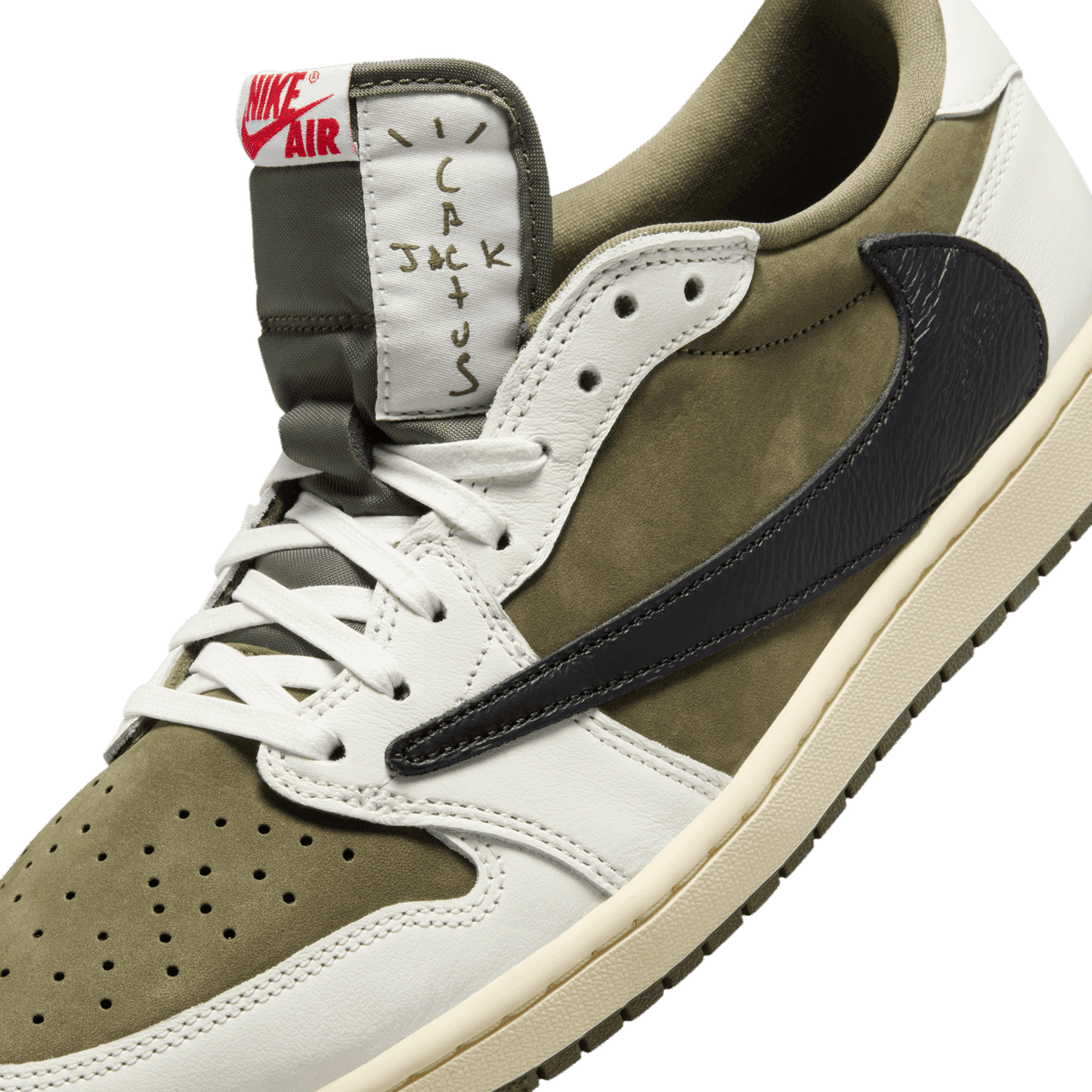 Travis Scott x Air Jordan 1 Low 'Medium Olive'